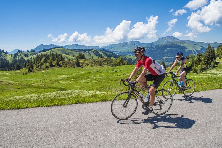 Cycliste col de Joux-Plane-© Dep74 - L. Guette