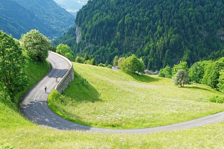 Fietsroute: Aravis / Arly kruising