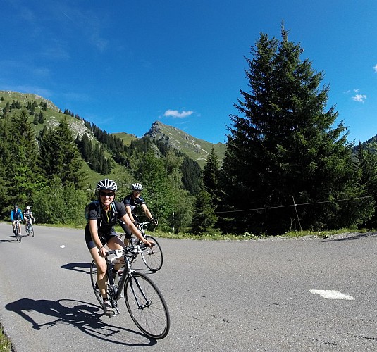 Cycling route: Col de la Ramaz east side