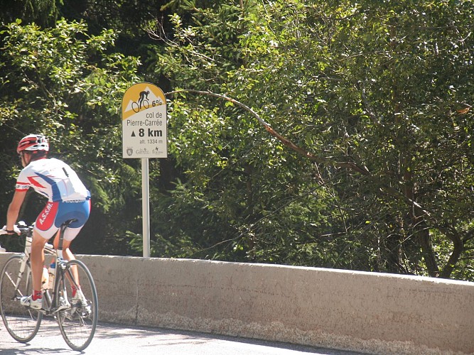 Fietsroute: Col de Pierre-Carrée