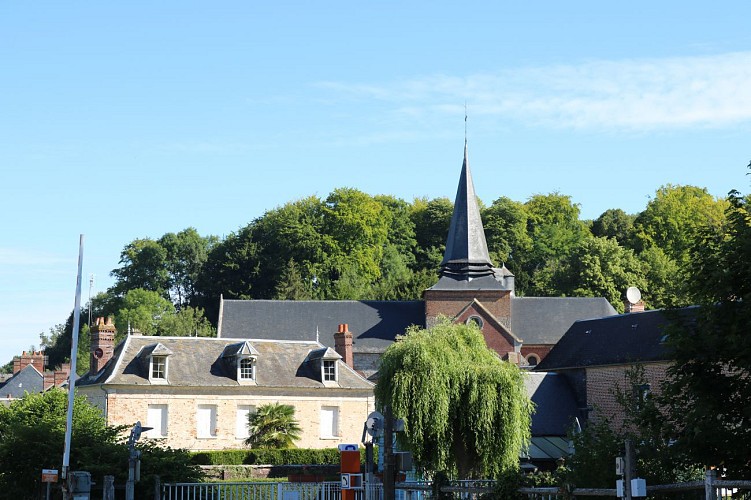 Longueville-sur-Scie à pied