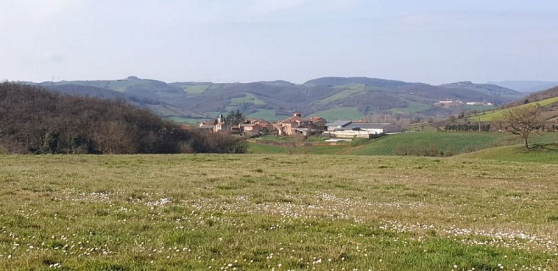 Vue sur Rayssac depuis Saint-Louis