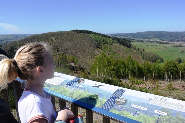 Wandeling naar de 'Bec du Corbeau"