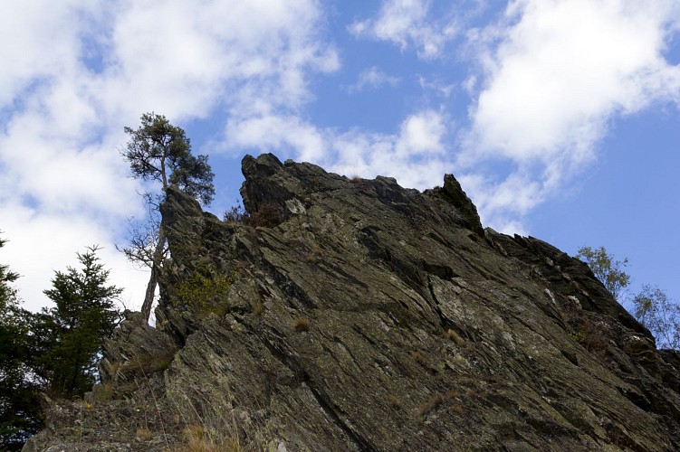 Wandeling naar de 'Bec du Corbeau"