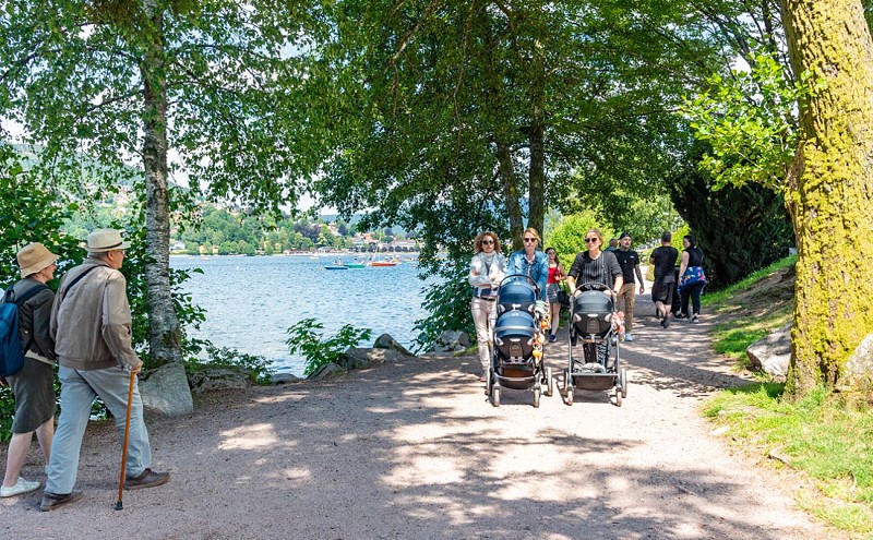 Kinderwagen walk - les rives du lac
