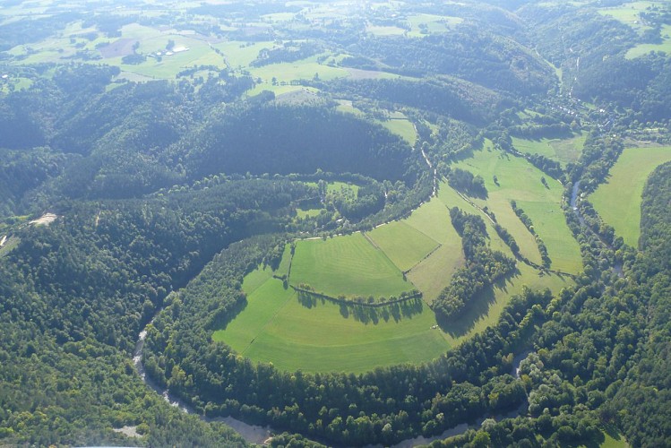 Margeride,plateau et riviere