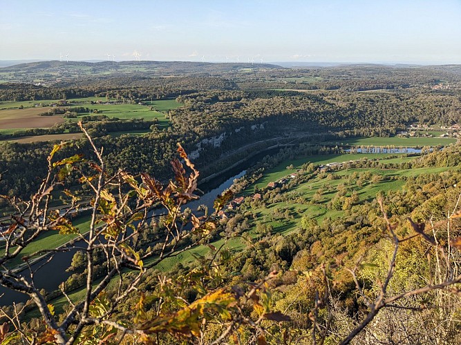 Accès Belvédère : Rocher du Rechandet (Accès par Bretigney-Notre-Dame)