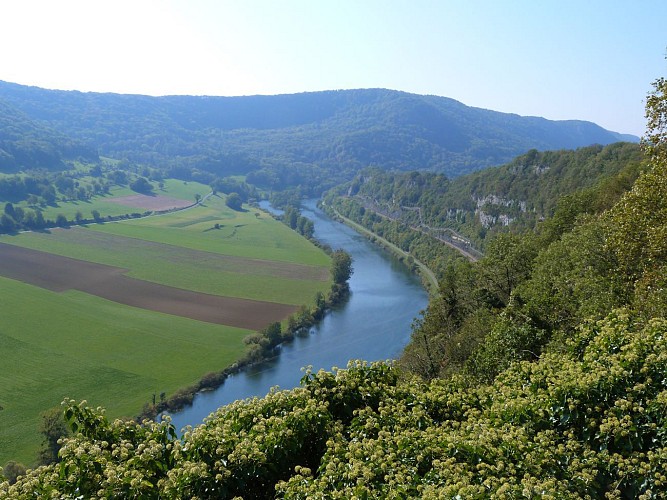 Accès en voiture : Belvédère du Saut de Gamache (Grosbois)