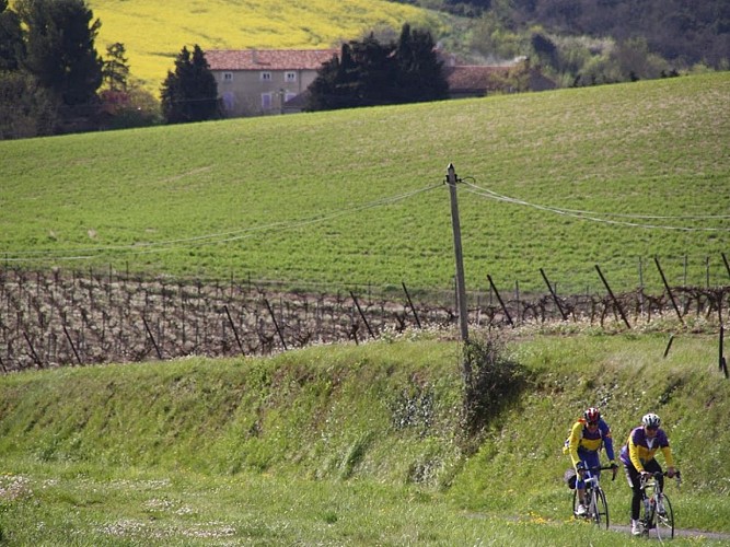 Circuit vélo : territoire Malepère - boucle courte