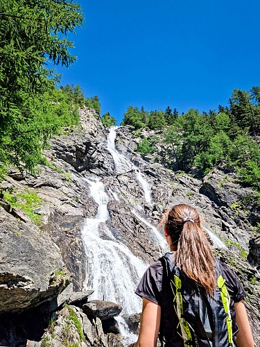 Circuit de randonnée : cascade de la Raie_Sainte-Foy-Tarentaise