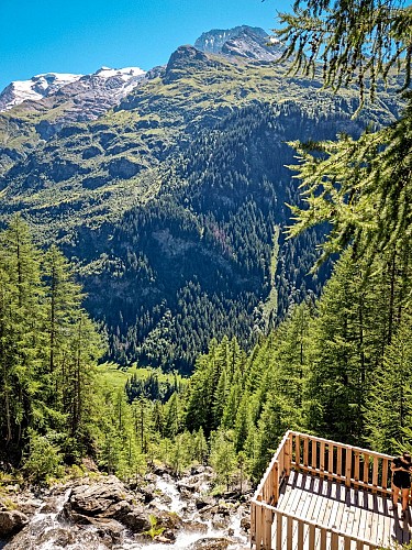 Circuit de randonnée : cascade de la Raie_Sainte-Foy-Tarentaise