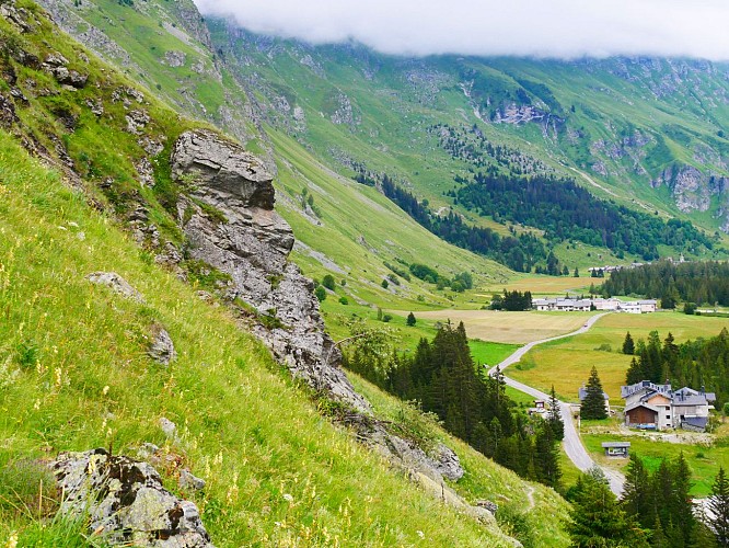 chemin vers Champagny-le-Haut