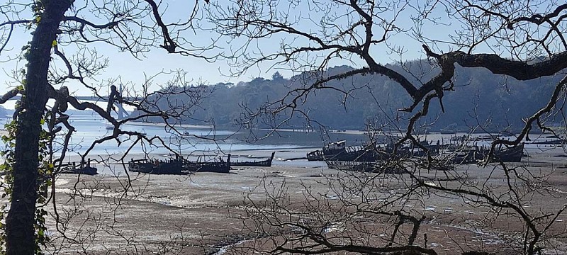le cimetière de bateaux à Kerhervy