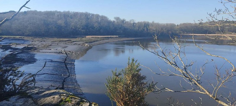 vue sur le Blavet du Rocher du Diable