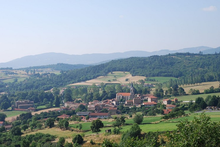 Vue de St Alban d'Ay