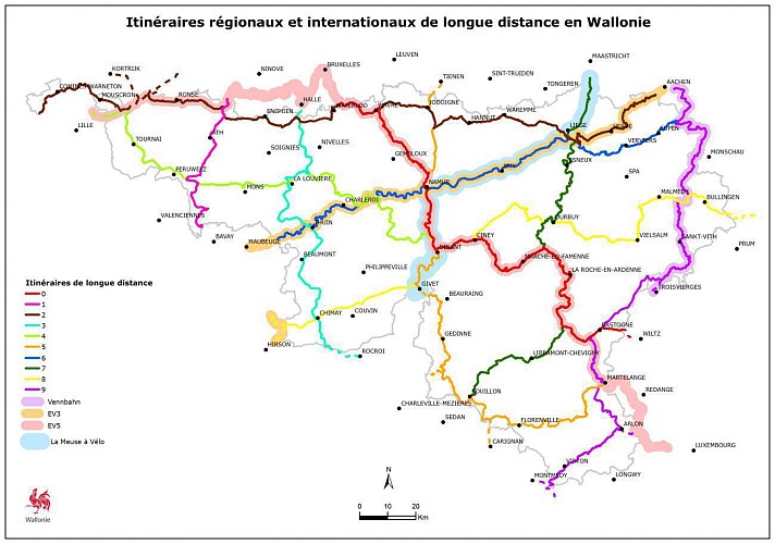 Itinéraire régional n°6 sur le RAVeL de la Sambre / Hainaut