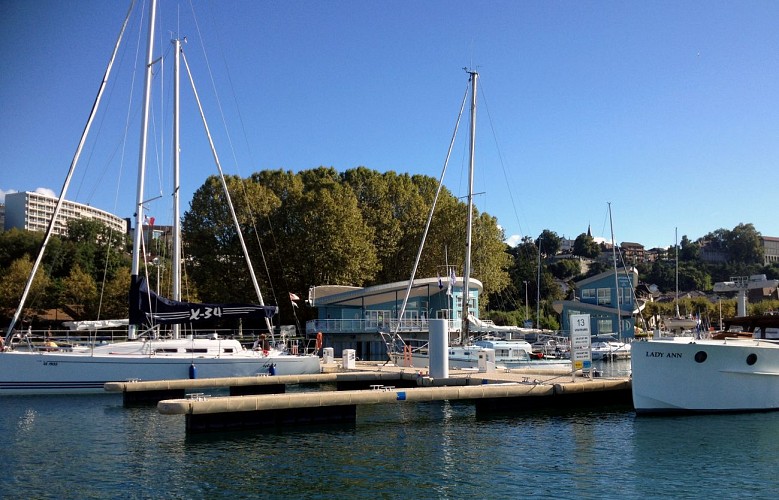 GRP Littoral du Léman à pieds - Etappe 5: Thonon-les-Bains > Sciez