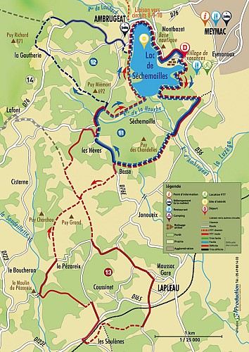 VTT - Gravel - La ronde du lac - 9 km - circuit 11