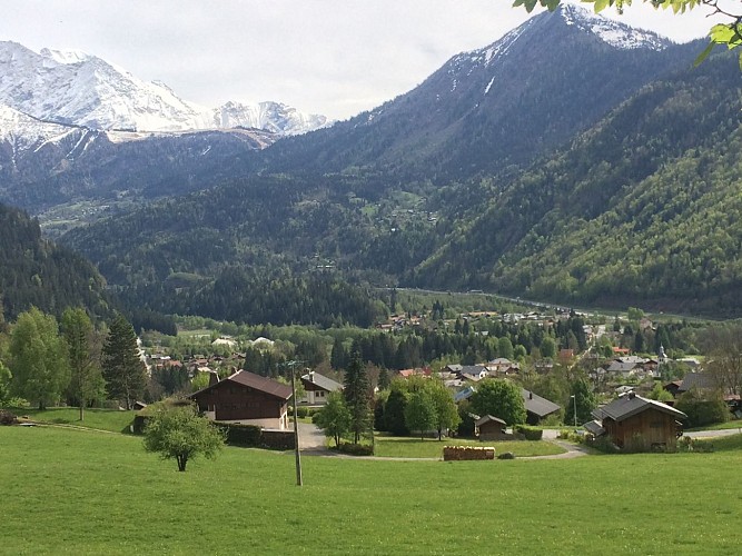 MTB trail - P : From Les Houches to Servoz via Le Chemin des Diligences