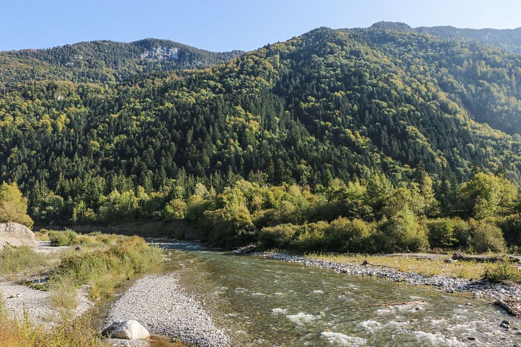 Wandelroute - Plaine du Fier (rechteroever)