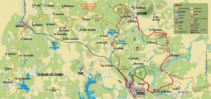 Le Bois de Chaleix VTT