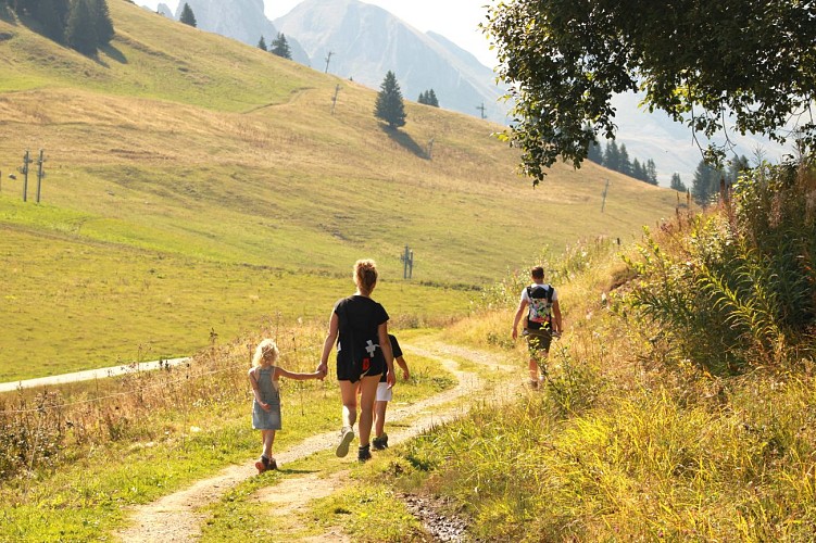 Randonneurs sur le Tour de l'Andran