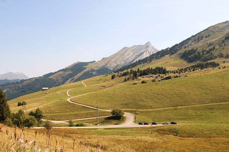 Vue sur la Chaîne des Aravis