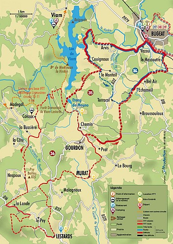 Le lac de Viam