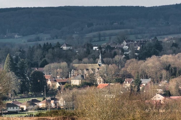 Vue du bourg de Rémalard