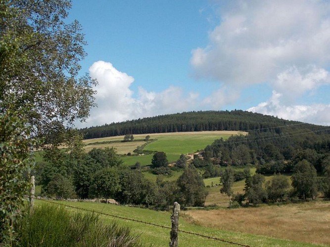 Vue sur le Puy de la Tuile
