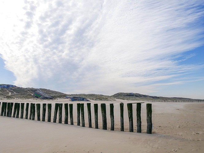 Randonnée La Plage, la Dune, M. Louis Blériot