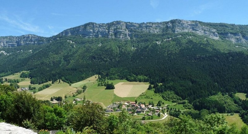 Vue depuis le hameau des Glénats