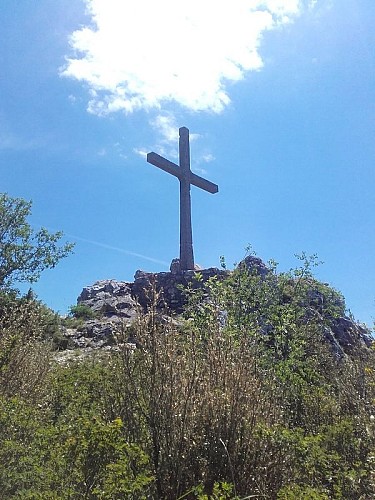 La croix du belvédère de Serre Châtelard