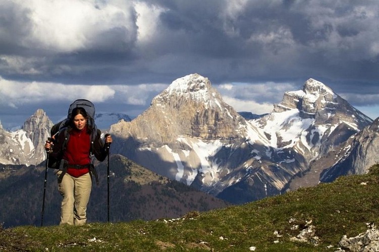 En montant vers le Jocou