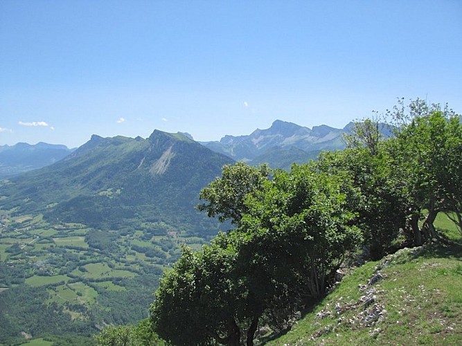 La vue à partir du Pré du Playnet