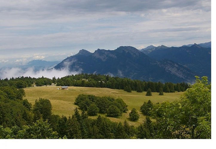 L'alpage de Sornin et sa cabane de berger