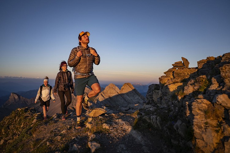 1 night in a refuge under the Pointe Percée