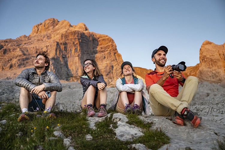 1 nuit en refuge sous la Pointe Percée