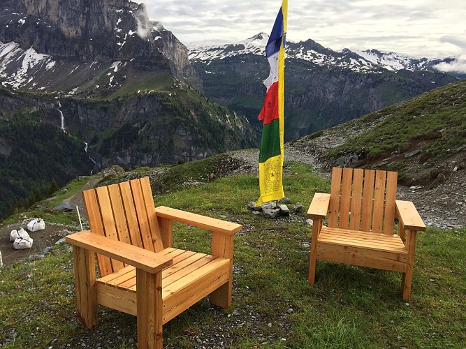 Walking itinerary : Alpage de Grenairon in two days