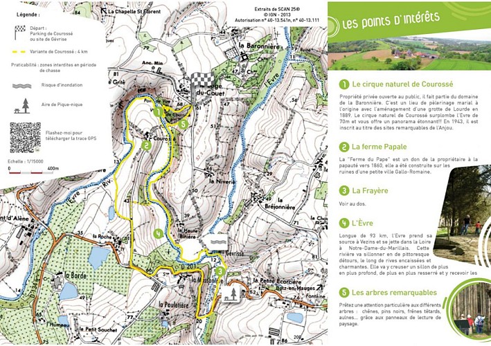 Fiche de randonnée Courossé-gévrise