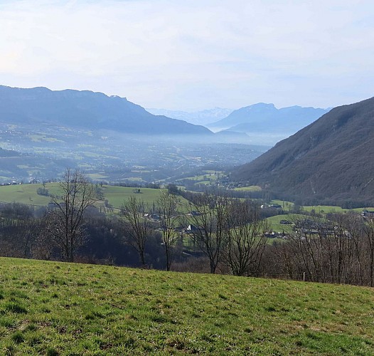 Vue en direction de Chambéry