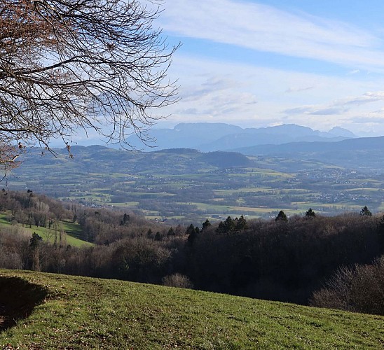 Vue en direction de Rumilly