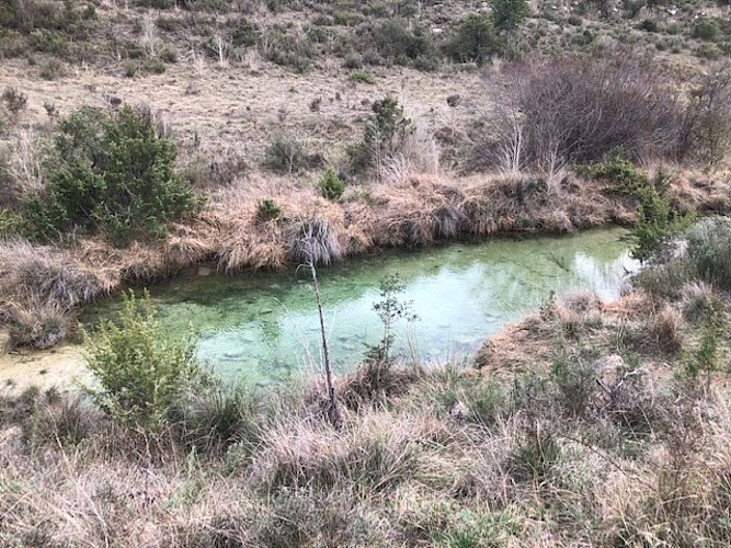 Ferrières-les-Verreries - plan de Gournie - a Cascade de Gorniès.