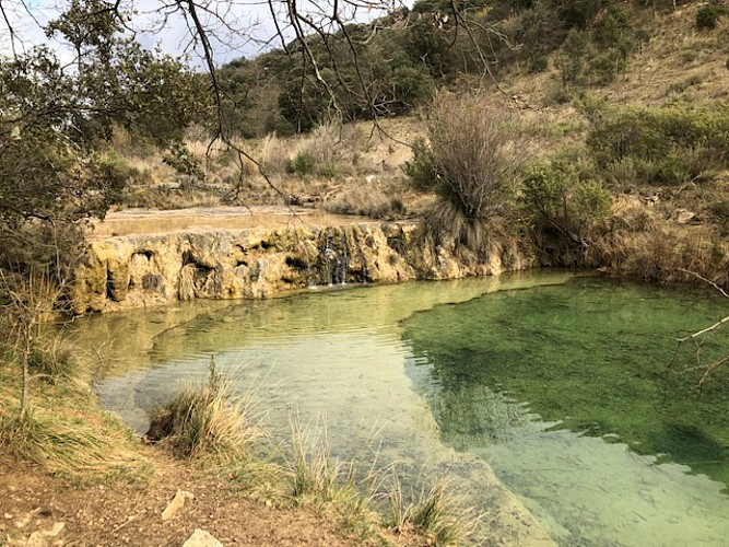 Ferrières-les-Verreries - plan de Gournie - a Cascade de Gorniès.