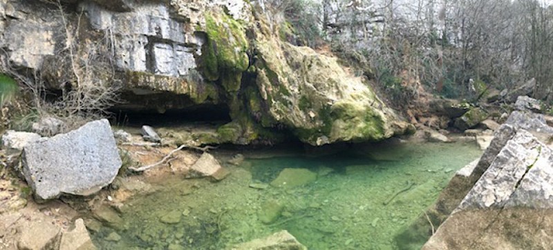FerrièreslesVerreries plan de Gournie a Cascade de Gorniès
