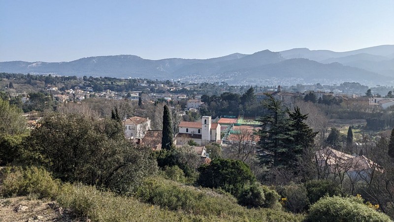 Randonnée à travers la campagne, à l'Est de Marseille