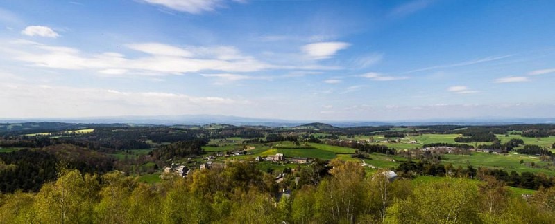 Vue depuis l'église de Termes