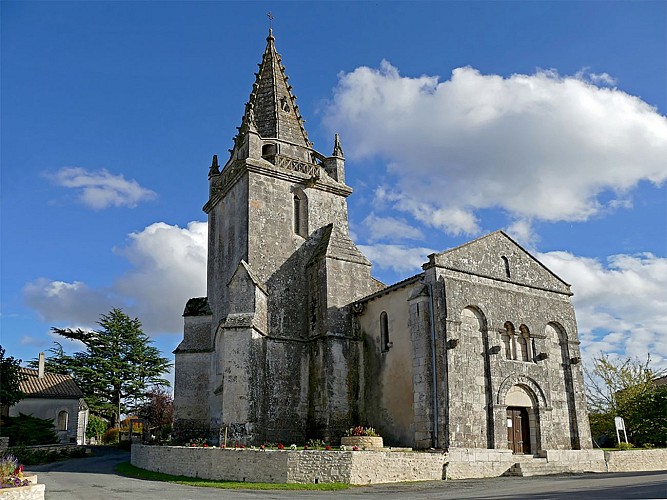 Circuit VTT Les sentiers des Eglises N7 chemin de Saint Jacques de Compostelle