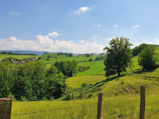The Three Saints countryside