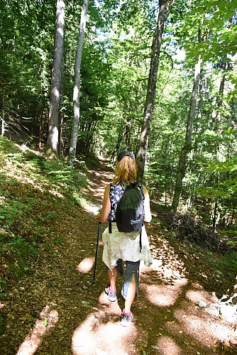 sentier pédestre : la Pierre à Voix